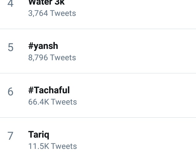 We are still on the table guys
#Tachaful