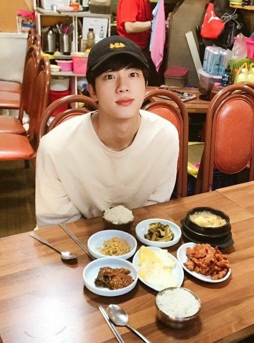 Seokjin as cute animals ~a thread~