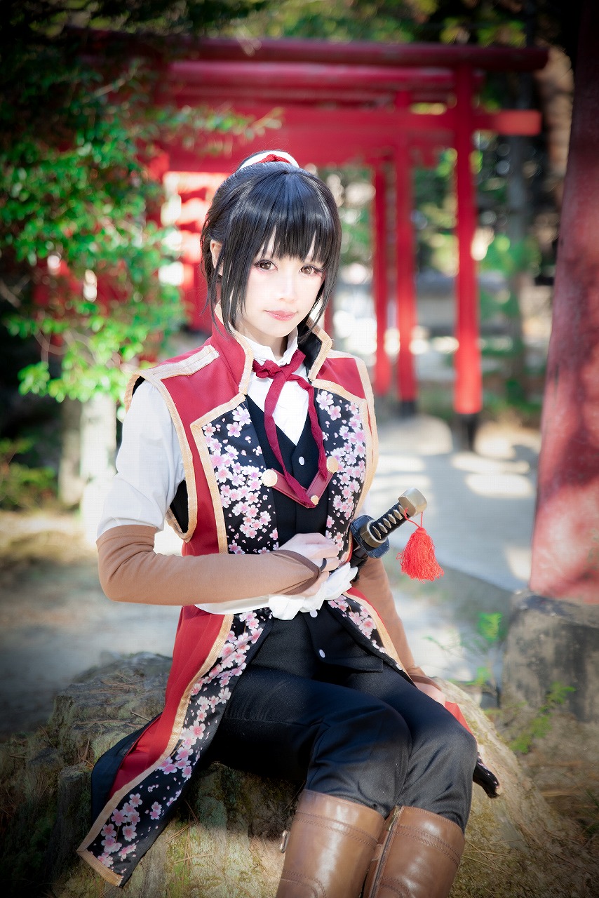 Amazon.co.jp: 薄桜鬼 雪村千鶴の衣装 (和装) Mサイズ : ホビー