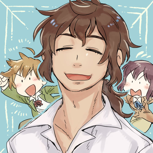 「ニュ～カマ～! 」|ちのくらのイラスト