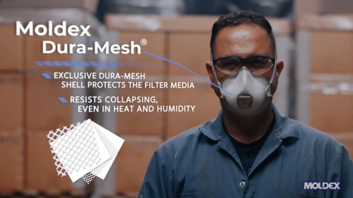 ADSafetyNetwork's tweet photo. Join the Moldex movement! Taking our Respiratory masks to the next level with the Dura-Mesh Difference https://t.co/Kxnrz2HYBd
Thank you @Moldex_Metric for helping to keep our workplaces safer.
#demandsafetynetwork @WeAreSMG @USASafetySupply #PPE #Business #Safety #products https://t.co/E2X6lRpEto