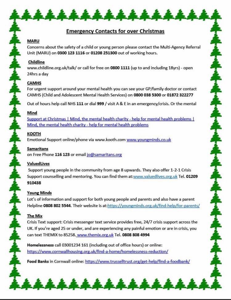 During these difficult times and with Christmas around the corner. Please know you are not alone. These are some emergency numbers. #youarenotalone #keepsafe #talktosomeonetoday #Autism #ADHD #mentalhealth