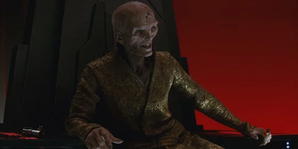 Snoke was reclusive and spiritual, happy to leave political and military matters to his most trusted underlings. He often refused to meet in person, always staying on the move inside his megadestroyer, the Supremacy.