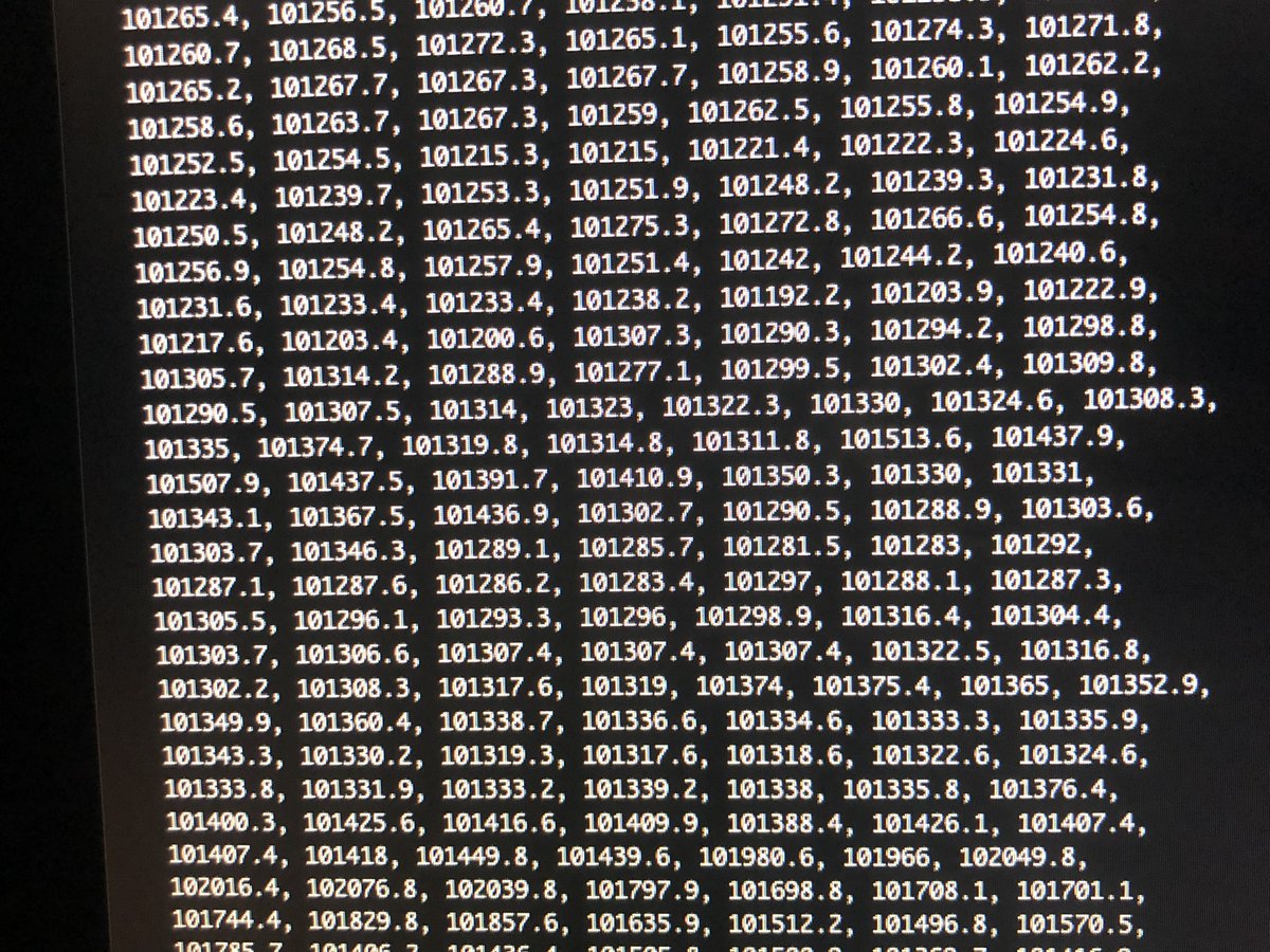 But the data is all stored in numbers, and it looks plain and dull like this (this is mean sea-level pressure):