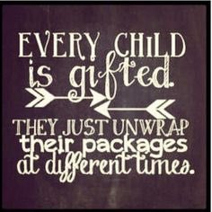 This belief needs to be an aspect of public education vs the cookie cutter one size fits all. #CherishChildren