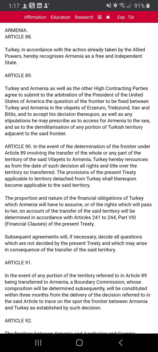 More historical proof :Treaty of Sèvres articles (The Treaty of Peace Between the Allied Powers and the Ottoman Empire), signed by: Principal Allied Powers(  , Hejaz , Yugoslavia & Czechoslovakia) and Central PowersOttoman Empire (AKA ). Excerpts :