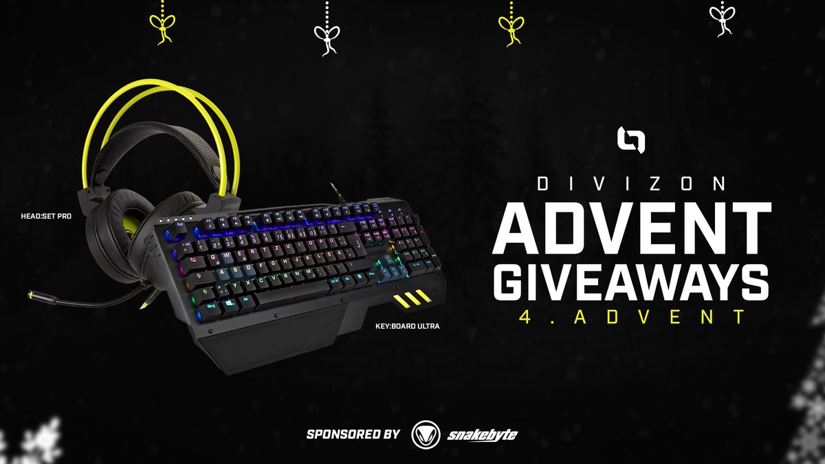 DIVIZONgg's tweet photo. 🎅🎄 And that's how quickly we arrived at the fourth advent! Today we have the KEY:BOARD Ultra and the HEAD:SET Pro from @snakebytegear to win! 👇

➡️ Click on the link to take part: https://t.co/2pmI4NwFB4

#LETSGODIV #giveaway https://t.co/UnnETwBJZu