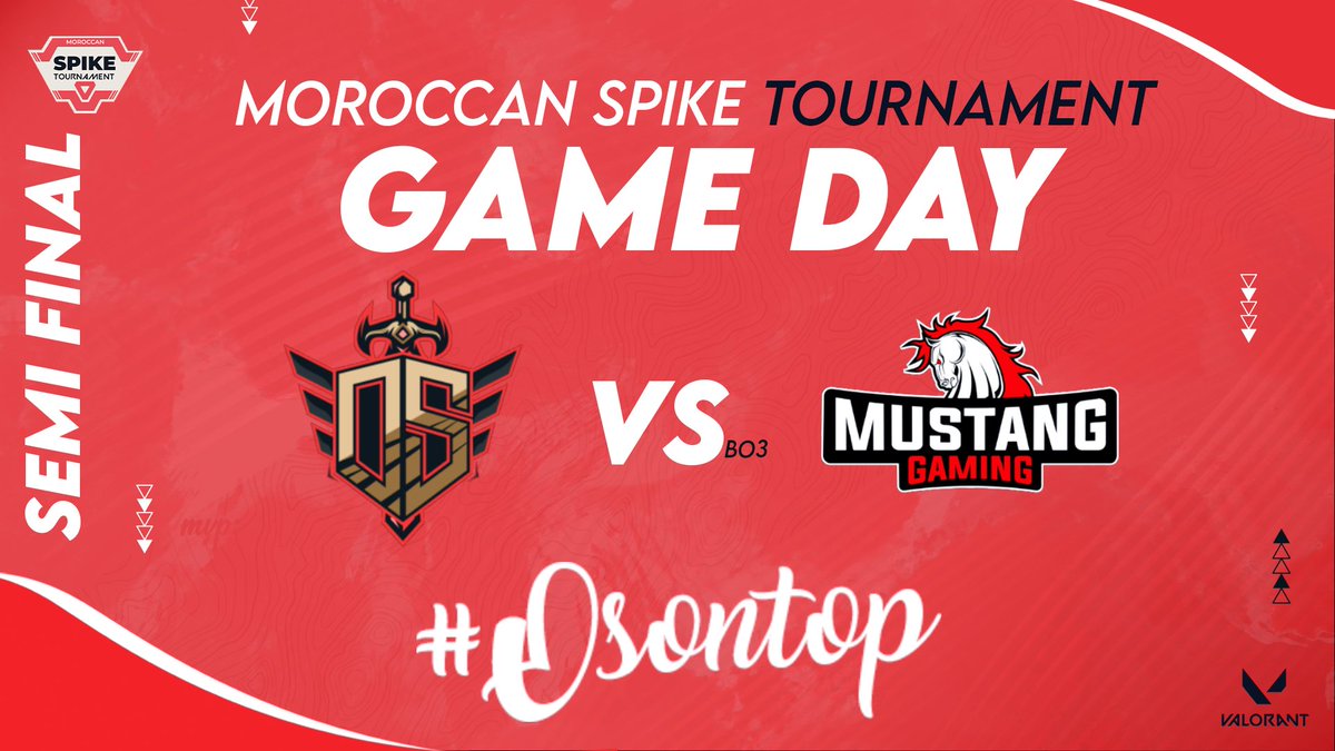 One_ShotEsports's tweet image. Today we will be playing the semi final of winners bracket at 9:00 pm against Mustang Gaming in a Best of 3 in the Moroccan Spike tournament.
We are getting closer and closer to the prize pool, so don&apos;t forget to come cheer us out.
stream: twitch.tv/mesa_morocco

#OSONTOP