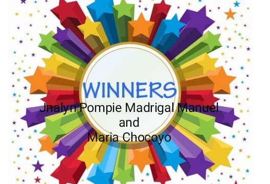 HotpotEtc's tweet photo. WINNER ANNOUNCEMENT

We are ready to announce the winner of the contest , Win Voucher for 2!

Congratulations to the Winners Jnalyn Pompie Madrigal Manuel and Maria Chocoyo. 

Thank you everyone for your participation!

Advance Merry Merry Christmas and Happy New Year! https://t.co/noTDyTpeJu