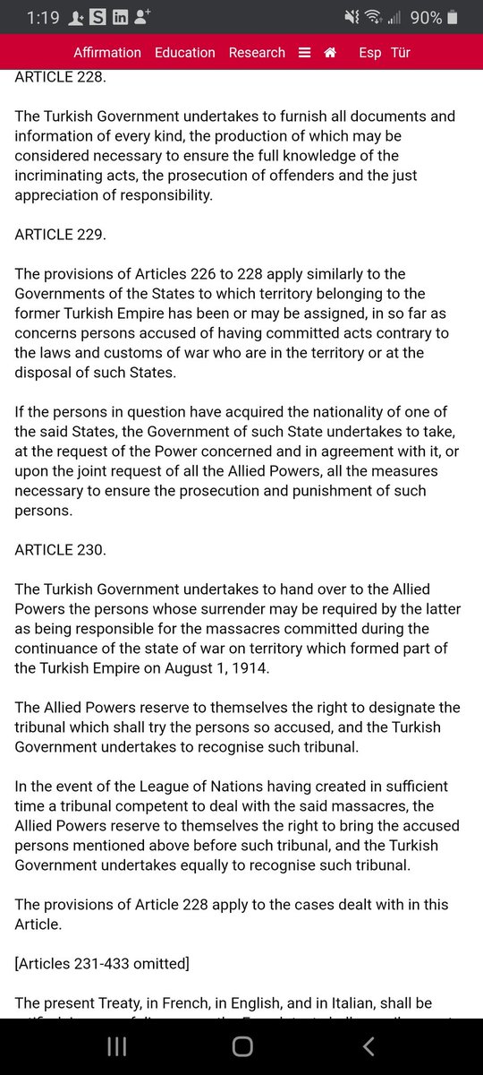 Further proof that other States recognize the Armenian  genocide happened at the hand of the Ottoman Empire (that then became Turkey )