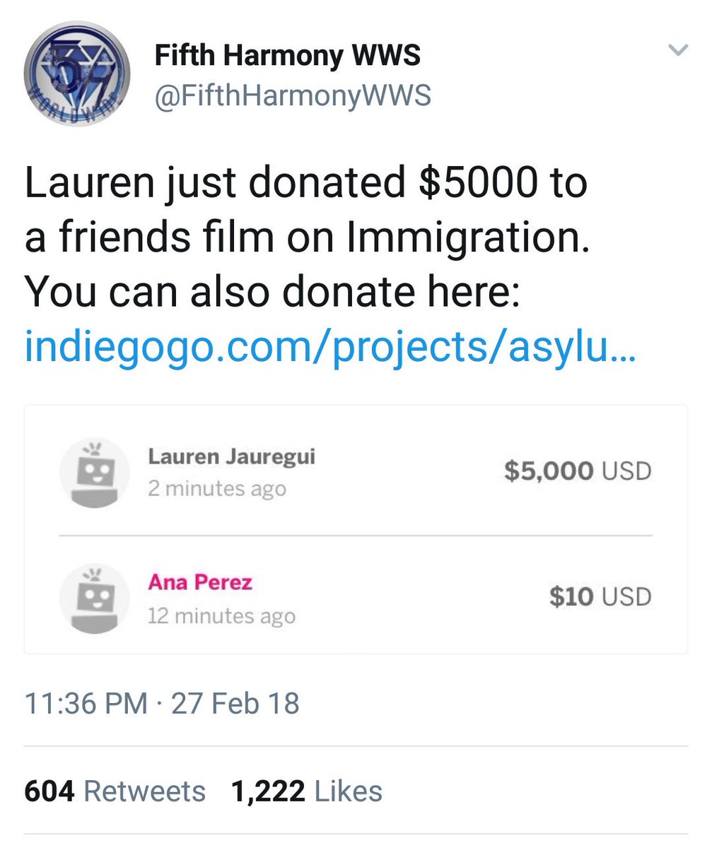 she's also donated to many different causes (more pics in the next tweets)