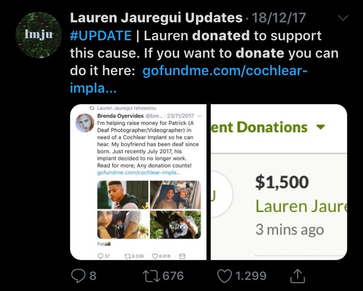 she's also donated to many different causes (more pics in the next tweets)