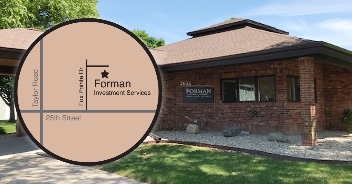 FormanTroy's tweet photo. Are you looking for a financial advisor who communicates with you regularly?
Search no more!

Forman Investment Services
2635 Foxpointe Dr, Ste B
Columbus, IN 47203
812-378-0730 https://t.co/imC2IS1hw3 https://t.co/58AYN6S9pL