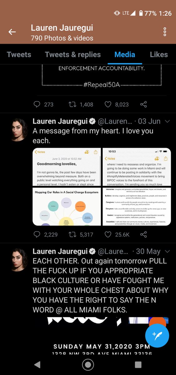 talking about how she was so involved that she needed to step away from Twitter bc she wasn't sleeping/eating