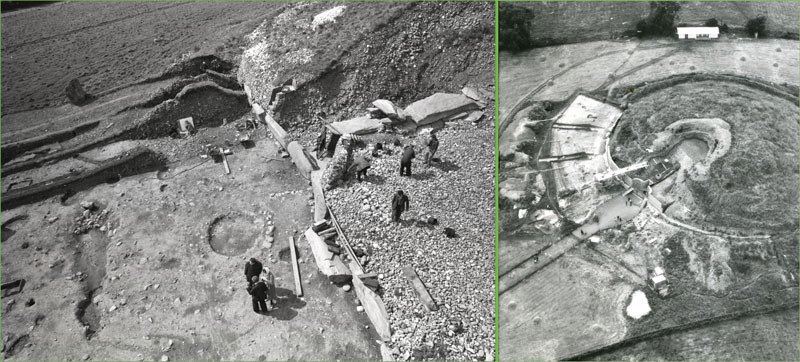 In 1882 the site became a protected Ancient Monument. By 1890, conservation was begun. Between 1962-75 a comprehensive archaeological survey took place. Here are some early images before the restoration of the site.
