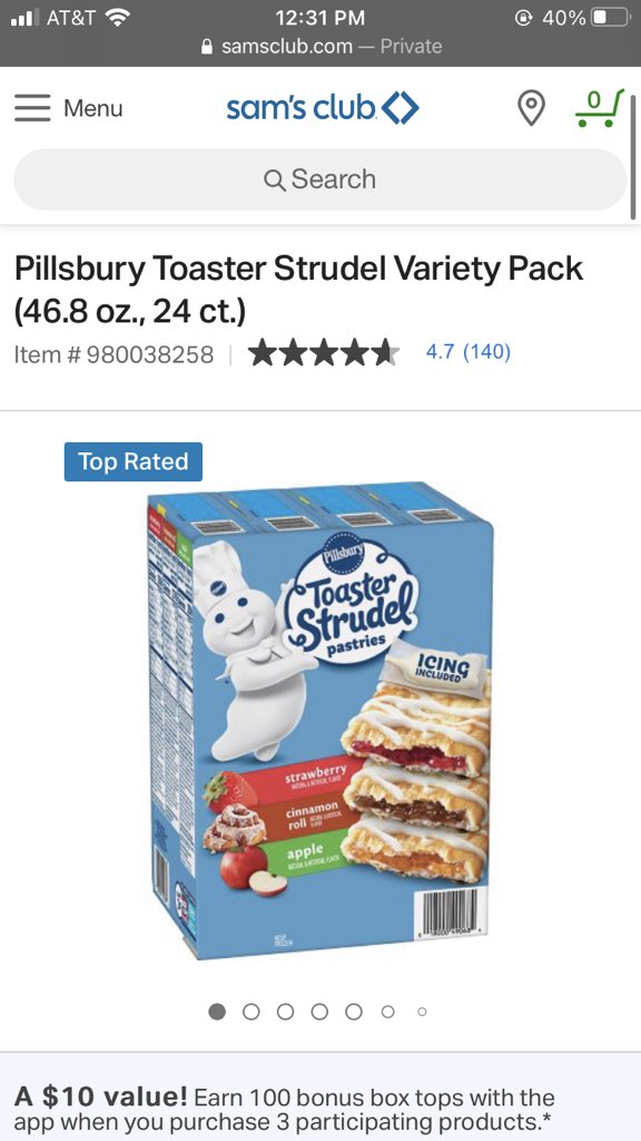 Mike Voth on Twitter "Anyone know if Costco sells Pillbury's Toaster