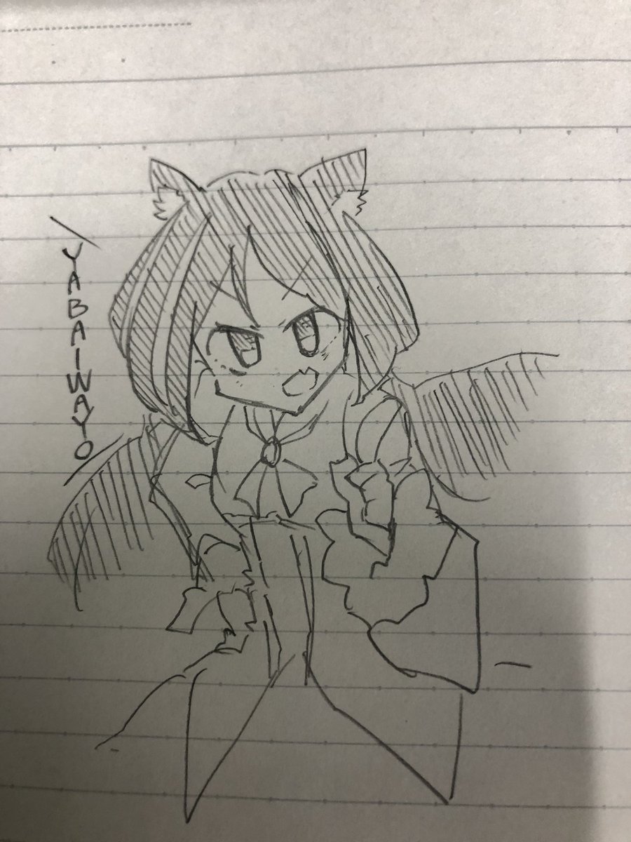 夜勤の息抜きに描くキャルちゃん 