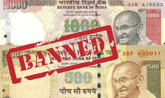 In November 2016, the government of India took sweeping measures to combat the shadow economy. They 𝐝𝐞𝐦𝐨𝐧𝐞𝐭𝐢𝐳𝐞𝐝 ALL ₹500 and ₹1,000 banknotes.