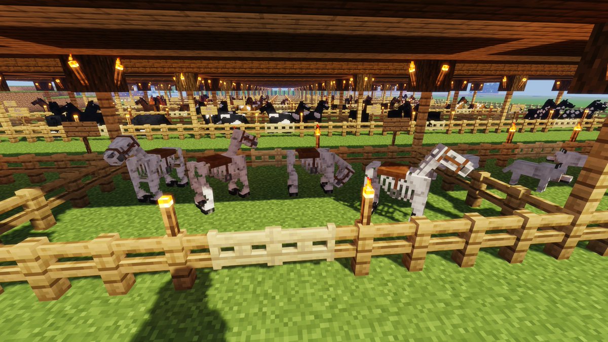 UniversalCraft's tweet image. Okay, so who forgot to feed the horses? Where do you want to craft today?