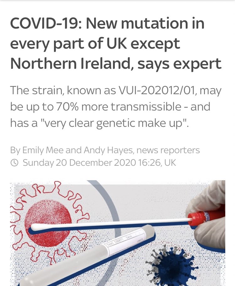 Some bleak news coming out of the UK this week: Scientists have discovered that a new faster-spreading mutation of the virus’ spike protein, which nearly every frontrunner vaccine has been designed to target. The UK is now going on complete lockdown.