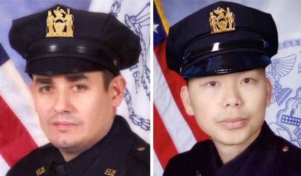 NYPDQueensSouth's tweet photo. Six years ago on this day NYPD Detectives Ramos and Liu were shot and killed in the line of duty protecting the people of New York City. Join us in our vow to #NeverForget these heroes. https://t.co/UzCA8rMbCf