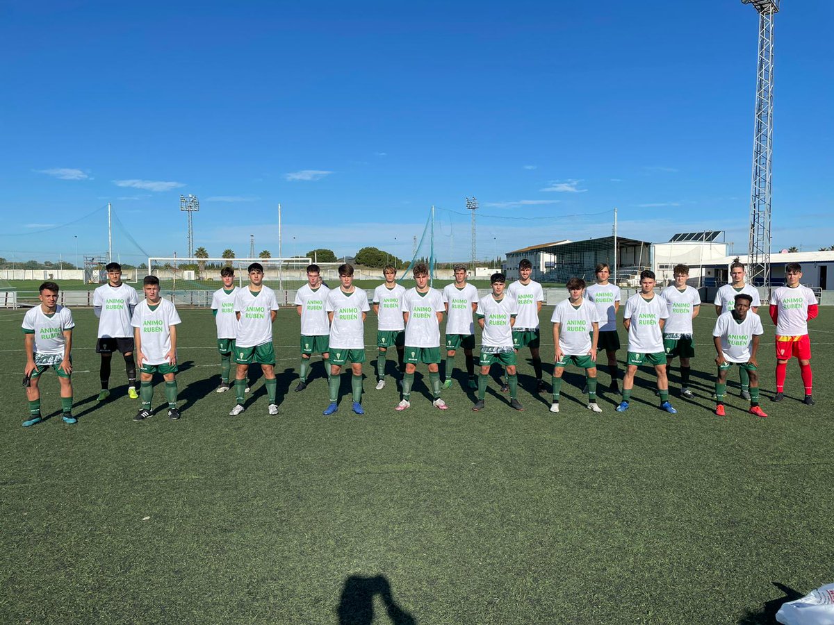 El equipo te desea una pronta recuperación Rubén. La próxima victoria irá dedicada a ti. Mucho ánimo