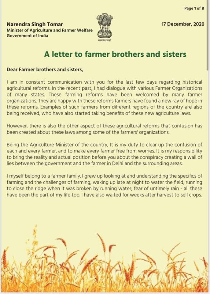 blsanthosh's tweet photo. #ModiWithFarmers 1/2 https://t.co/vTPLhzv8nz