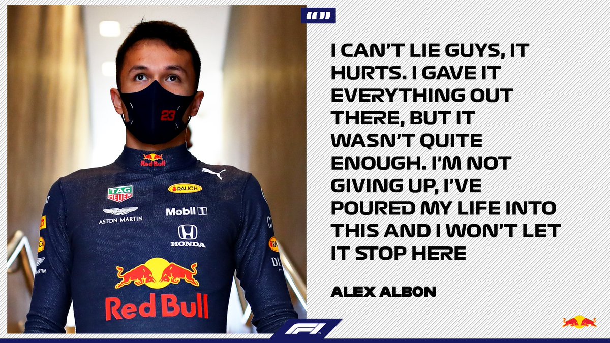 F1's tweet photo. An emotional message from @alex_albon to his fans, as his time on the F1 grid comes to an end... for now 👀👊

#F1 https://t.co/DJmnhajXLC