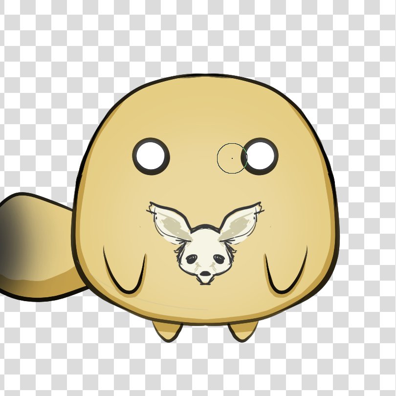 ムム フェネックの顔のイラストはどうでしょうか