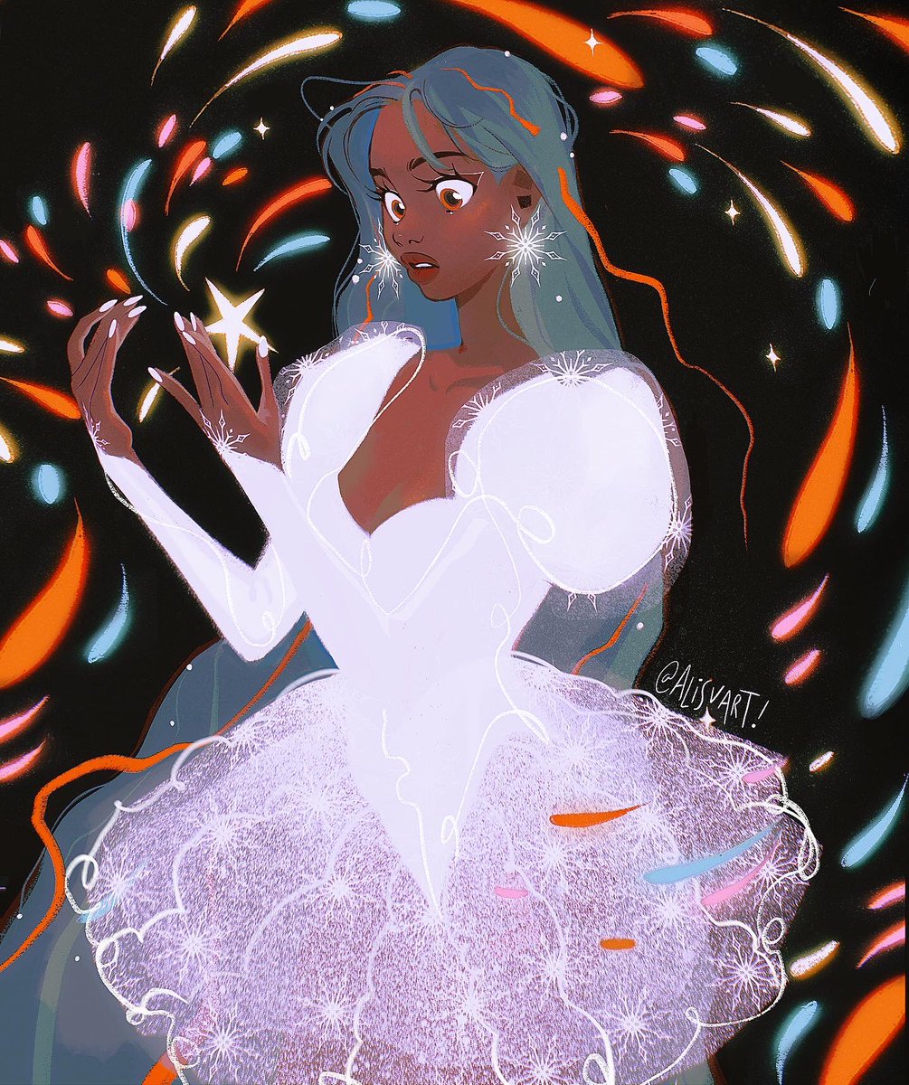 alisvart's tweet photo. A christmas lady to wish you a merry xmas!! ✨✨✨✨

#myart #digitalart #MerryChristmas #artistsontwitter https://t.co/QZBDH8w5wT