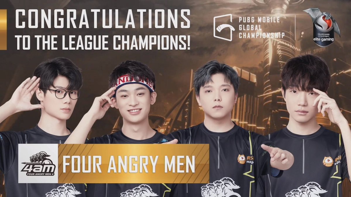 wtmtoday's tweet photo. PMGC:Muktahir. Jaguh China, 4AM sah muncul sebagai pemenang peringkat liga PMGC 2020 dan membawa pulang kira-kira RM1.2 juta (AS$300,000).⁣⁣

Foto: YouTube / @EsportsPUBGM 

#wtmtoday #pubgmobile #pmgc #pmgc2020 https://t.co/LU47P68GGW
