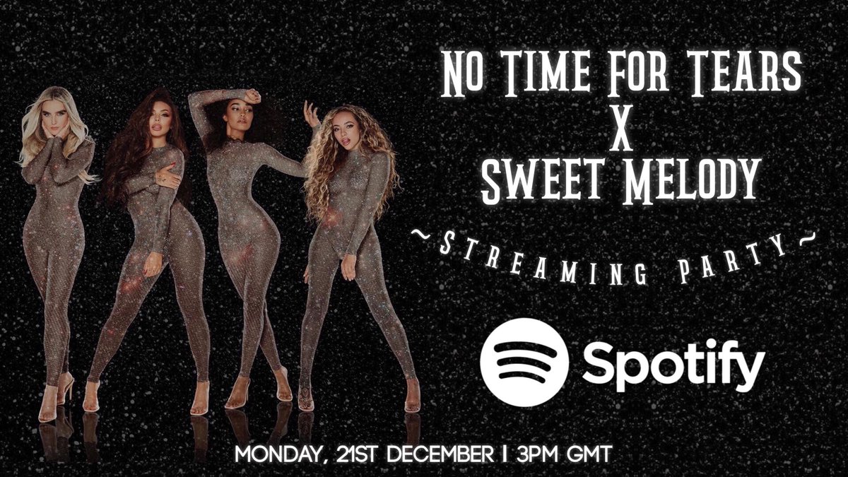 updatejadet's tweet image. MIXERS! Me and my friend @/littlemixupdatees will be hosting a streaming party for #NoTimeForTears &amp;amp; #SweetMelody tomorrow! Please join if you have time and let’s have some fun! 🎉💖 @LittleMix 

Starts: Monday, December 21st, 3pm UK time.