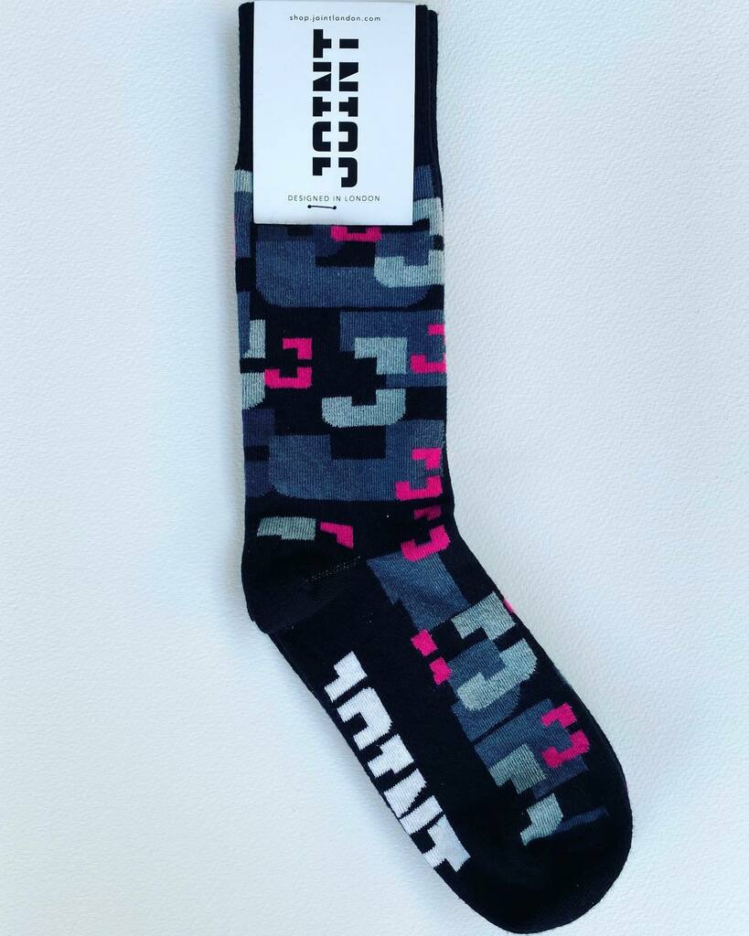 JointLondon's tweet photo. This year’s Joint Socks, in glorious Hot Ice camo. The ultimate Tier 4 fashion accessory. @jointshoplondon https://t.co/yd9ZGhXO2X https://t.co/DtVDUIyjUG