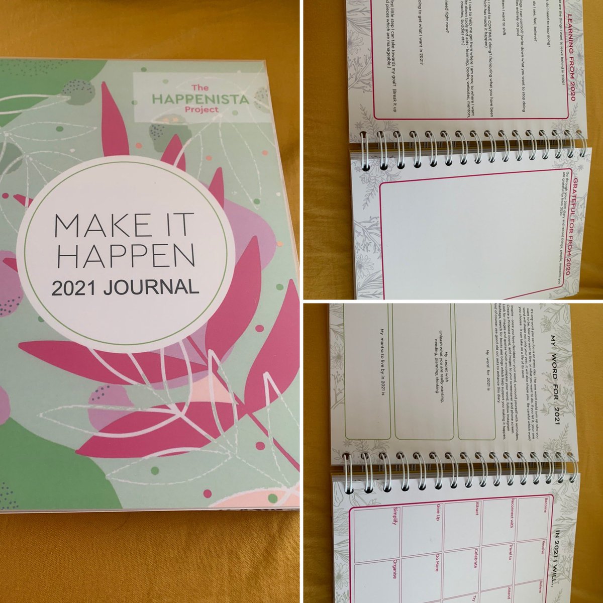 And my copy of the happenista journal has arrived & it’s beautiful 😍 For a stationery lover like me, I almost don’t want to write in it. But write I will as it can help me remain focussed. @JenniferGarrett -thank you for a beautiful journal🙏@1OFFGINGER - timely reminder 🙌