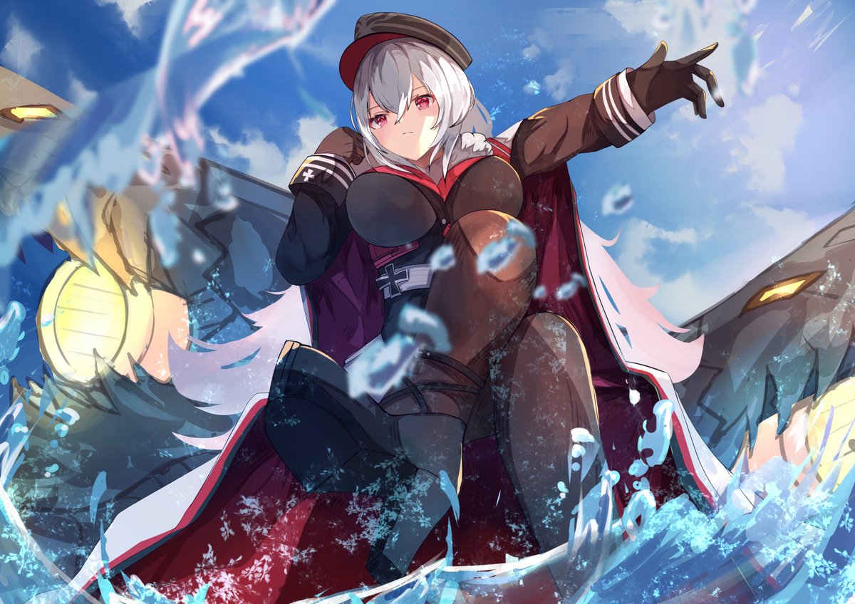 アズレン グラーフ ツェッペリン アズールレーン 羽根のイラスト