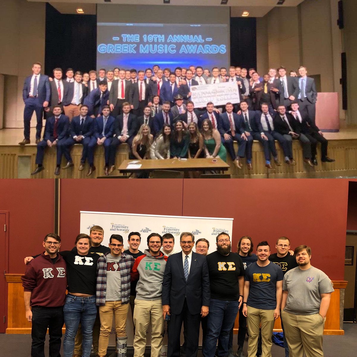 KappaSigmaHQ's tweet photo. District of the Year is awarded to the District that most distinguishes itself in
strength, reputation, and Fraternity relations. The District of the Year goes to the Northern Ohio district led by DGM @KappaSigTierney 
@ksbgsu @KappaSigmaKent @AkronKappaSigma @KappaSigmaAU ! https://t.co/dg5D5xYONb