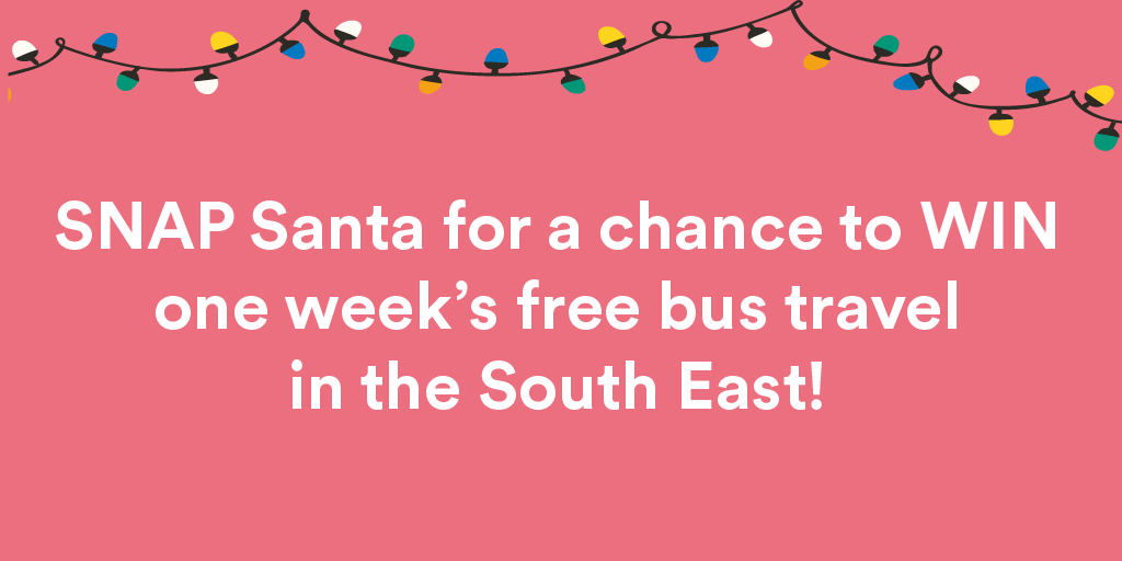 StagecoachSE's tweet photo. Have you seen Santa driving a bus? Snap a photo! Tweet us using #SantaBusDriver and you could win one week's free bus travel. Competition closes at 3PM on Christmas Eve. Happy snapping! π
π https://t.co/SbUXJxLEZZ