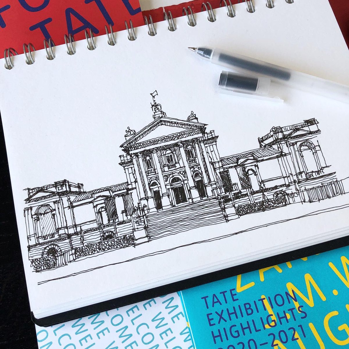 slcscribbles's tweet photo. Drawing Tate Britain. Now we’ve entered Tier 4, will have to wait patiently before we get to visit again. 
@Tate 
#arch_sketch #lifeofadesigner #slcscribbles #sketchlikeanarchitect #archiholic #architecturalillustration #tatebritain #tate #sketchclub #artaddict https://t.co/G5WaaztJkY