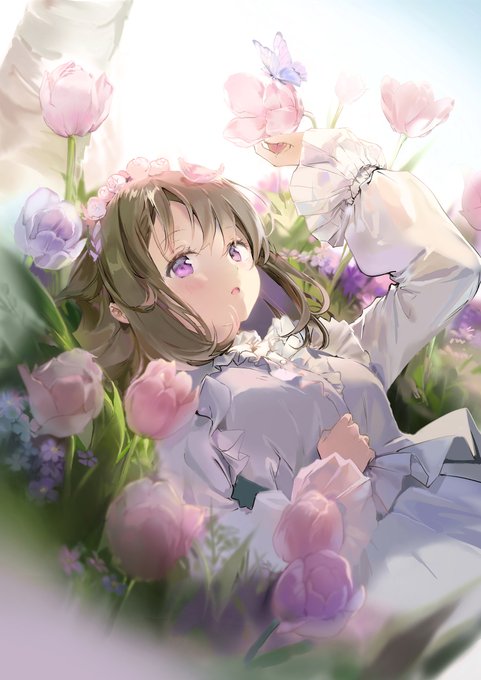 「blurry flower」 illustration images(Popular)