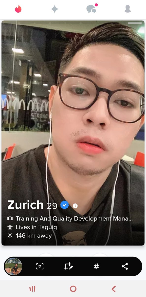 SuperSarit's tweet photo. Hi everyone! Mon Zurich Maceren is back on Tinder and will try to victimize more people. Please be careful in the stories he weaves as they are too good to be true. His victims have been randomly reacting on the thread I have created in the past. Ingat po! #beware https://t.co/g64PbJcurz