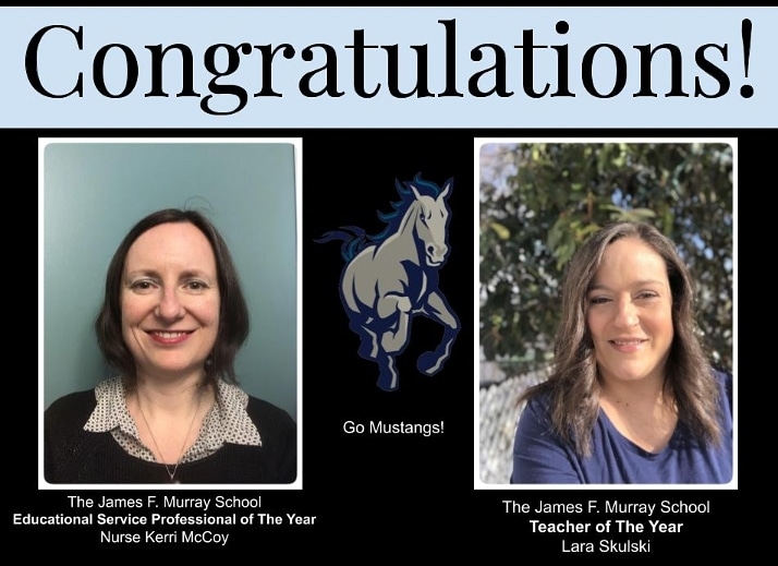 APBates92's tweet photo. Congratulations to our Teacher of the Year Lara Skulski and Educational Service Professional of the Year Nurse Kerri McCoy! https://t.co/3UJPSqNtQS