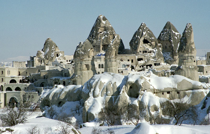 11. And as a kind of contrapunct to the pagoda, the cave dwellings and underground cities of Cappadocia, Turkey