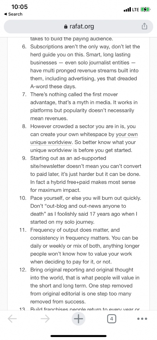 austin_rief's tweet photo. Some great tips from @rafat on being a solo-creator. https://t.co/msdDkLX559