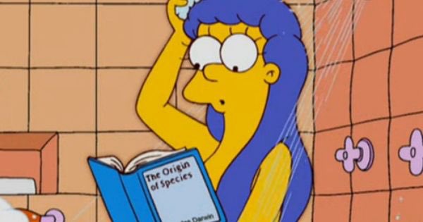 Ever wonder what Marge looks like with her hair down? 