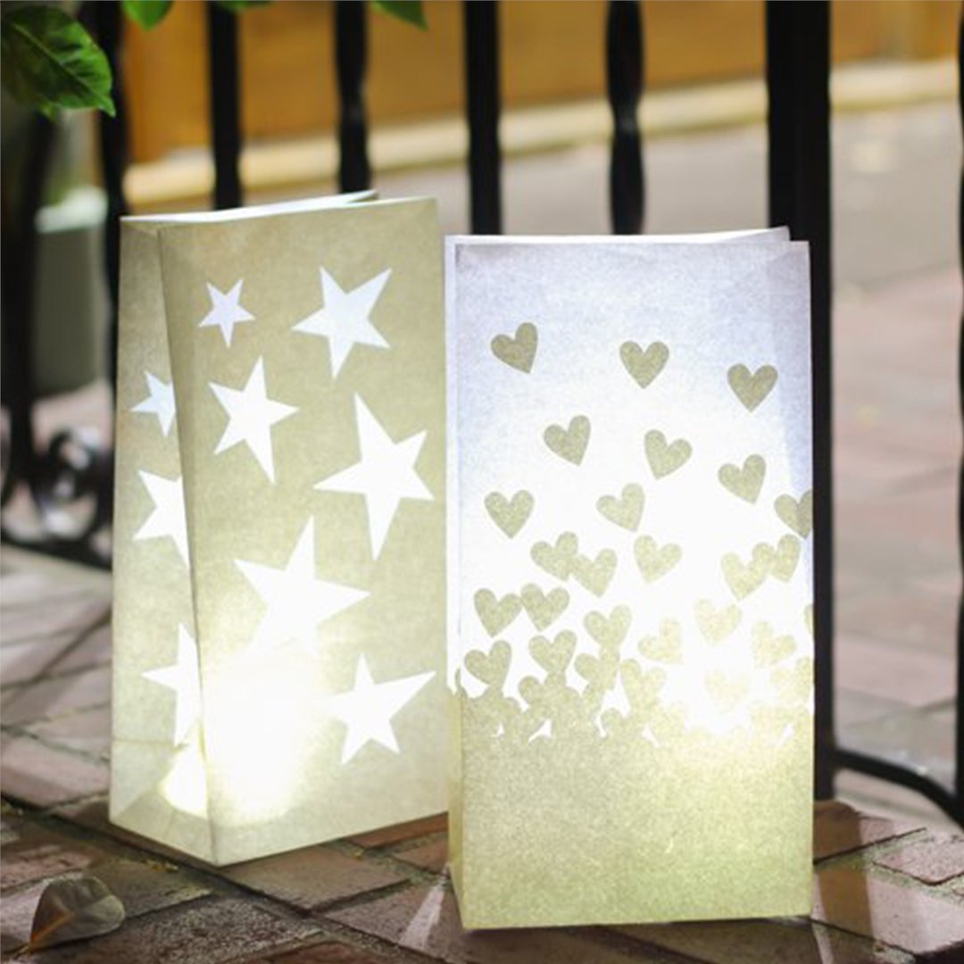 CSWedShop's tweet image. Lumabase 'Gold Luminary Bags'. See more right here: bit.ly/3qfh7PK

#luminarybag #decorations #lumabase #cswedshop #weddingideas