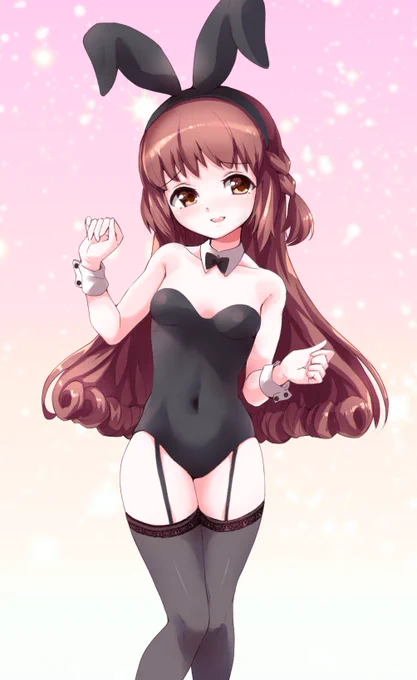灯花ちゃん精神強化おめでとうバニー服似合ってるよ 