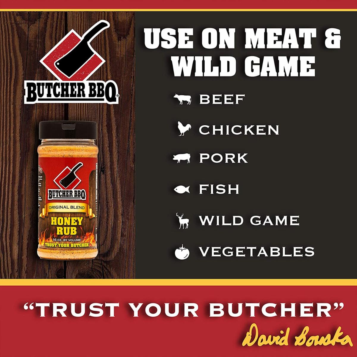 Top off your Grill Master's stocking with Butcher BBQ's Original Honey Rub.