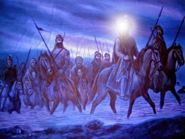 Baba zorawar Singh ji and Baba Fateh Singh Ji, got separated from the Khalsa forces. Of the 400 hundred that had left Anandpur, only the Guru, his two eldest sons, (16/19)
