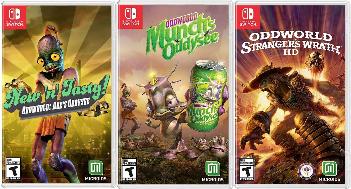 Wario64's tweet photo. Oddworld: New 'N' Tasty (Switch) is $19.99 on Amazon https://t.co/evs0irl6GC
Oddworld: Munch's Oddysee $19.99 https://t.co/LehhC2rnXJ
Oddworld: Stranger's Wrath $19.99 https://t.co/x9XsD2rYFi https://t.co/bDjUkh9UlX