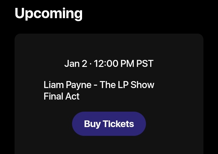 LiamPayneSV_'s tweet image. ¡Tenemos Act 4 y show final de #TheLPShow este próximo 2 de enero! 🙌🏻💙. Los boletos ya están a la venta con un valor de $15 

📌 liampayne.veeps.com